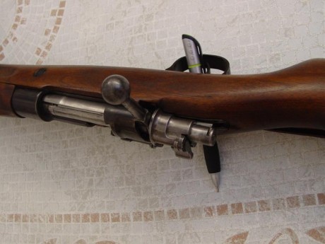 Vendo el bien conocido fusil de Santa Barbara mode Coruña de 1948, en calibre 8x57 (7,92 indicado) en 01