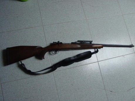 Vendo el bien conocido fusil de Santa Barbara mode Coruña de 1948, en calibre 8x57 (7,92 indicado) en 00