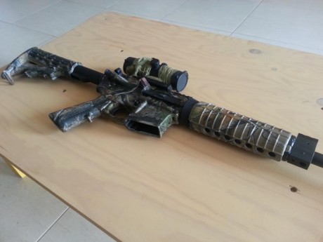 RESERVADO/VENDIDO


VENDO S&W AR15 en 300BLK/whisper (marcaje del 2015) unico propietario, esta guiado 00