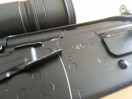 RESERVADA-VENDIDA  :band: 


Vendo SAIGA-12, guiada en "A"
 muy cuidada, piezas con numeracion, 12