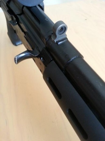 RESERVADA-VENDIDA  :band: 


Vendo SAIGA-12, guiada en "A"
 muy cuidada, piezas con numeracion, 10