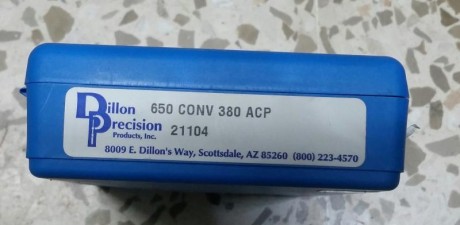 Se vende conversión 9 corto para la Dillon 650, nuevo a estrenar, sin ningún uso.

70€ mas envío.
Se encuenttan 00