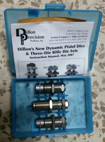 Se vende juego Die DILLON para calibre .40/10mm.
Su estado es nuevo sin uso.
70€ mas envío.

Se encuentran 01