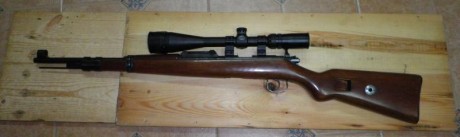 Buenas tardes.
Vendo carabina Norinco JW 25A Cal. 22 LR, replica del mauser K98, con dos cargadores uno 01