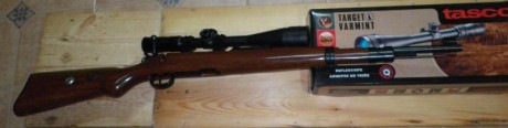Buenas tardes.
Vendo carabina Norinco JW 25A Cal. 22 LR, replica del mauser K98, con dos cargadores uno 10
