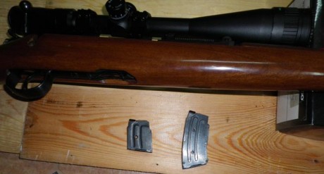 Buenas tardes.
Vendo carabina Norinco JW 25A Cal. 22 LR, replica del mauser K98, con dos cargadores uno 22
