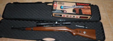 Buenas tardes.
Vendo carabina Norinco JW 25A Cal. 22 LR, replica del mauser K98, con dos cargadores uno 20