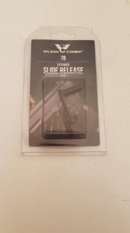 Hola
Se vende este desconector de corredera extendido para 1911 45 Acp, del prestigioso fabricante Wilson 01