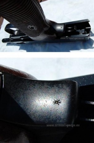 Hoy le toca al abuelo de la coleccio.
Una walther p38 de 1941, con los marcages y numeros coincidentes, 21