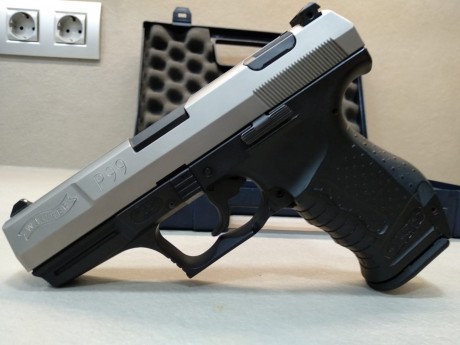 Hola compañeros:
Se vende walter P99 BICOLOR. 
El arma está guiada en A y casi no ha sido usada por el 02