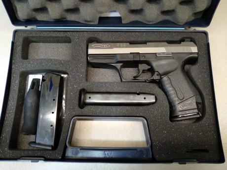 Hola compañeros:
Se vende walter P99 BICOLOR. 
El arma está guiada en A y casi no ha sido usada por el 00