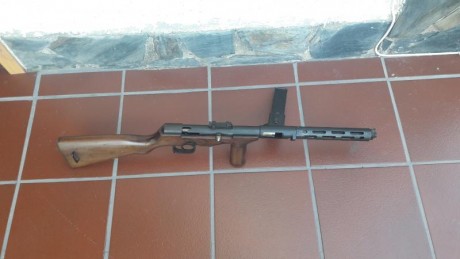 Vendo Subfusil "naranjero" Modelo Coruña en perfecto estado de conservación. Con  Certificado 02