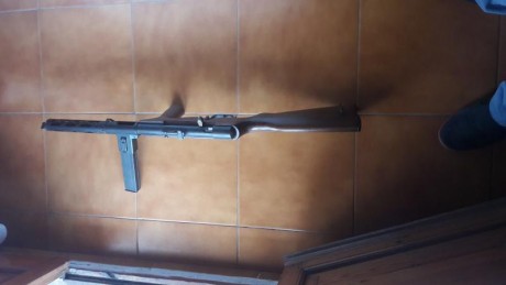 Vendo Subfusil "naranjero" Modelo Coruña en perfecto estado de conservación. Con  Certificado 01