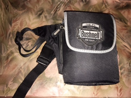 Vendo este telemetro laser Bushnell Pro 1600.
mide en mts y yds.
Usado en contadas ocasiones. Funcionamiento 01