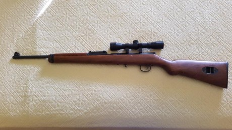 Vendo carabina Norinco JW14 calibre 22LR. Semiautomática con cargador extraíble. Vendo con visor 4x32 01