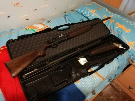Buenas , vendo escopeta belli bellmonte II con un año de antiguedad , tiene dos cañones y dos pasamanos 00