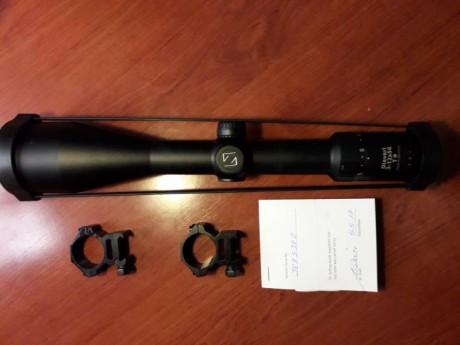 Vendo visor Zeiss Diavari T+ Clasic zoom de 3x12x56, alguna marca en la zona de las anillas, esta revisado 00