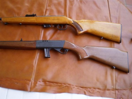 se venden dos carabinas del 22
una anschuts 22 modelo 520 1 cargador  250 €
una baikal -toz 22 cerrojo 02
