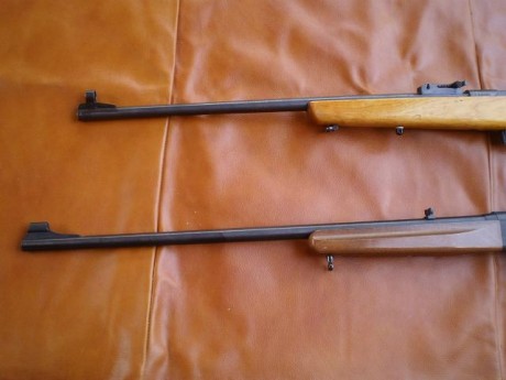 se venden dos carabinas del 22
una anschuts 22 modelo 520 1 cargador  250 €
una baikal -toz 22 cerrojo 01