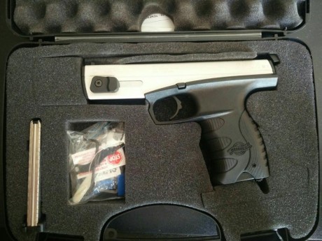 Vendo Pistola WALTHER SP22 M1 CORTA con solo dos cajas tiradas, ESTA COMO NUEVA. 
Ideal para cualquier 02