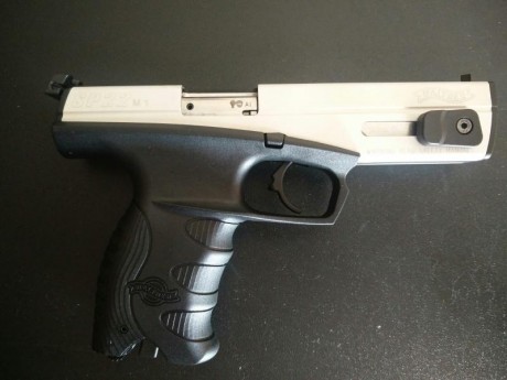 Vendo Pistola WALTHER SP22 M1 CORTA con solo dos cajas tiradas, ESTA COMO NUEVA. 
Ideal para cualquier 00