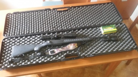 Vendo rifle thonsom center venture 308w con visor bushnell elite 6500 2,5_16x50, monturas y anillas Warne, 02