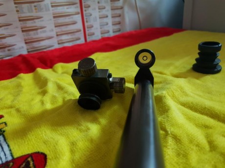 Vendo carabina cañon pesado 22lr schultz & larsen , disparador al pelo,  asi como tunel delantero 02