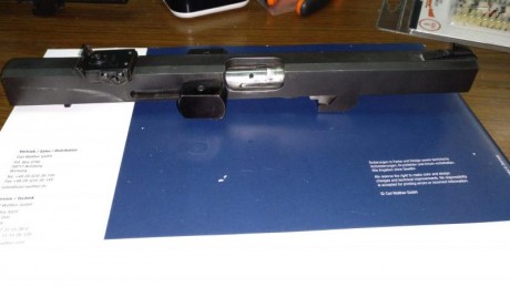 Pues lo dicho, vendo mi pistola Walther GSP con los carros del calibre  .22 corto    y .32,  con 2 disparadores, 31