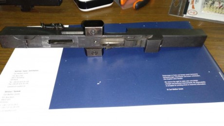Pues lo dicho, vendo mi pistola Walther GSP con los carros del calibre  .22 corto    y .32,  con 2 disparadores, 30