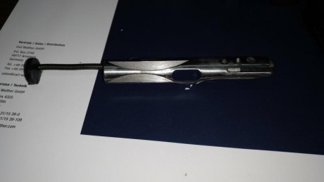 Pues lo dicho, vendo mi pistola Walther GSP con los carros del calibre  .22 corto    y .32,  con 2 disparadores, 71