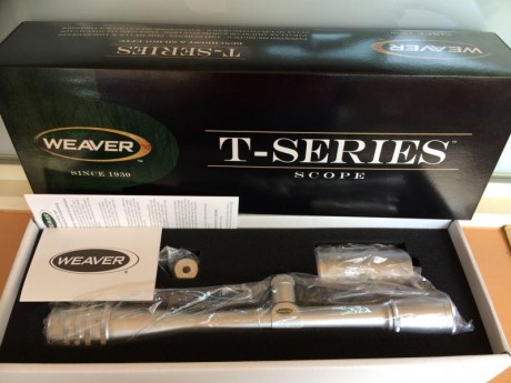 vendo visor WEAVER T36 36x40 plata , comprado en marzo 2018 ( solo estrenado,con factura) caja original 21