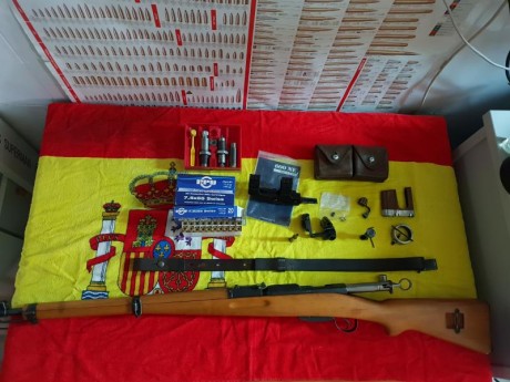 Se vende rifle Schmidt Rubin K31 en muy buen estado ,Cal. 7.5X55 , fabricado en Swiss , 1956.Asi como 01