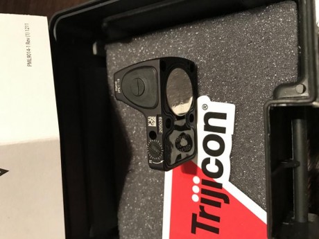 Se vende visor punto rojo Trijicon RMR en perfectísimo estado.
Made un Usa
Modelo LED ajustable 8 intensidades 00