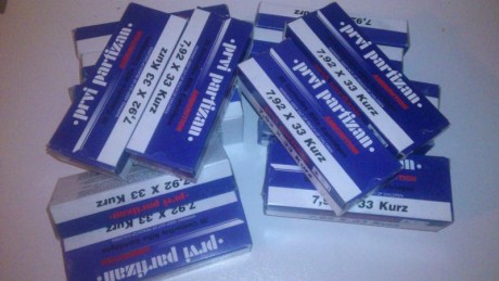Vendo 320 vainas con un solo disparo del calibre 7,92x33 kurz marca Prvi Partizan
precio 130 euros puestas 02
