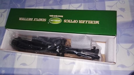 buenas, un amigo me pide que le ponga a la venta este visor mueller de 8-32x44
esta en buen estado su 11