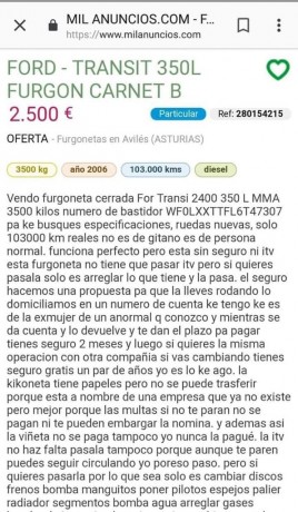 Uno pide por un Pietta niquelado con sus certificados, 2000 euros, jajaja.

Y el otro anuncio, no comete 150