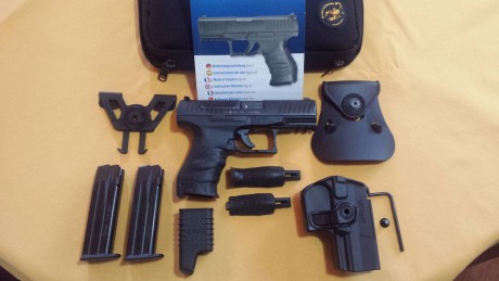 Buenos días, se ponen en venta los siguientes artículos:

•	PISTOLA WALTHER PPQ M1 - NUEVA (15 TIROS DE 02
