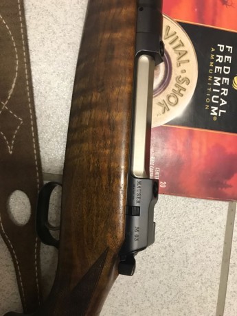 VENDO RIFLE MAUSER CALIBRE 375  ESTADO NUEVO SOLO HA TIRADO 10 TIROS POR DEJAR LA CAZA
ESTA EN LLEIDA 01