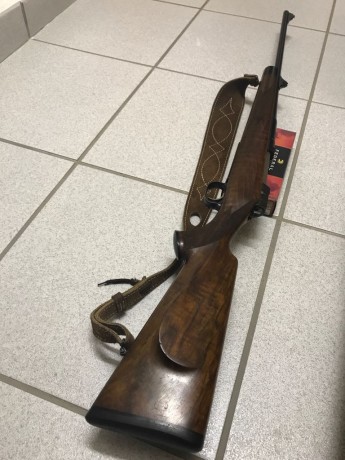 VENDO RIFLE MAUSER CALIBRE 375  ESTADO NUEVO SOLO HA TIRADO 10 TIROS POR DEJAR LA CAZA
ESTA EN LLEIDA 20