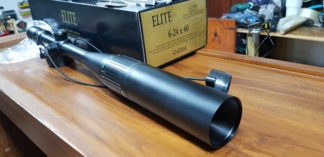 Vendo Bushnell Élite en muy buen estado, con su caja, superpreciso y fiable . Tiene retícula fina de tiro. 02