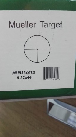 buenas, un amigo me pide que le ponga a la venta este visor mueller de 8-32x44
esta en buen estado su 20