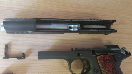 Hola.

Por abandono de la modalidad, un compañero vende su STI SPARTAN V monohilera del 9Pb. (M1911-A1FS)

Variante 22