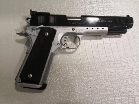 Vendo pistola Colt MV IV Wilson Combat calibre 38 Super Auto.
Dos cargadores.
Muy buena en precisión
Precio 01