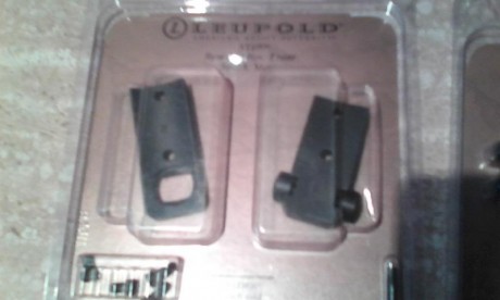 Vendo bases y anillas  marca leupolt solo puestas y sacadas del rifle están nuevas son para Reminton 700 02