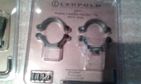 Vendo bases y anillas  marca leupolt solo puestas y sacadas del rifle están nuevas son para Reminton 700 01
