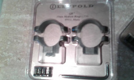 Vendo bases y anillas  marca leupolt solo puestas y sacadas del rifle están nuevas son para Reminton 700 00