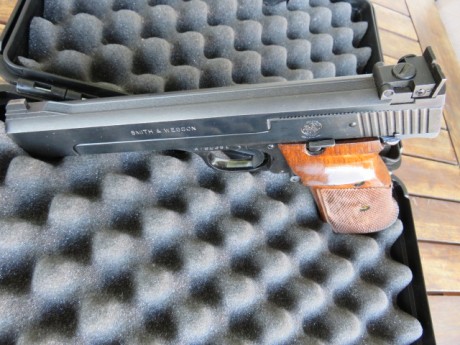 Pues vendo mi pistola S&W MOD. 41 en muy buen estado soy el segundo y afortunado propietario el arma 00