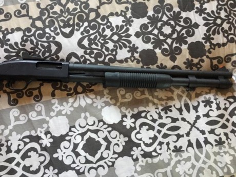 Saludos gente del foro, vendo mi Mossberg 590 calibre 12 y 12 magnum, de ocho cartuchos más uno , totalmente 00