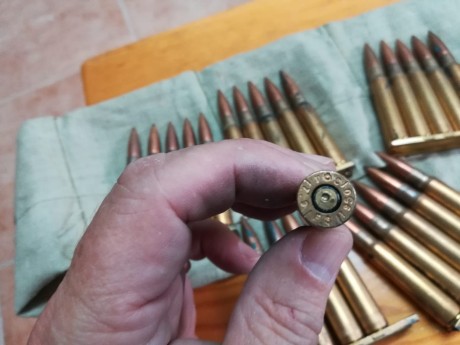 Se venden seis peines desactivados y bolsa de lona. Calibre 7.92 Mauser. Precio 70,00€ portes incluidos 01