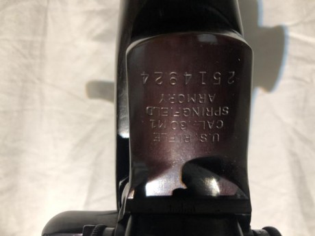 M1 mecaniza perfectamente, bayoneta y correa también originales. Una maravilla. Calibre 30-06. M1, Bayoneta 50